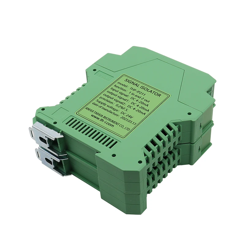 Enhanced Signal Converter and Isolator with Din Rail Mounting for Voltage and Current Adjustment