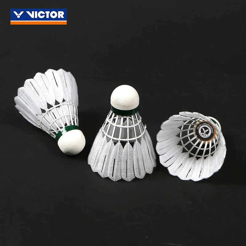12 pcs VICTOR Badminton Shuttlecocks