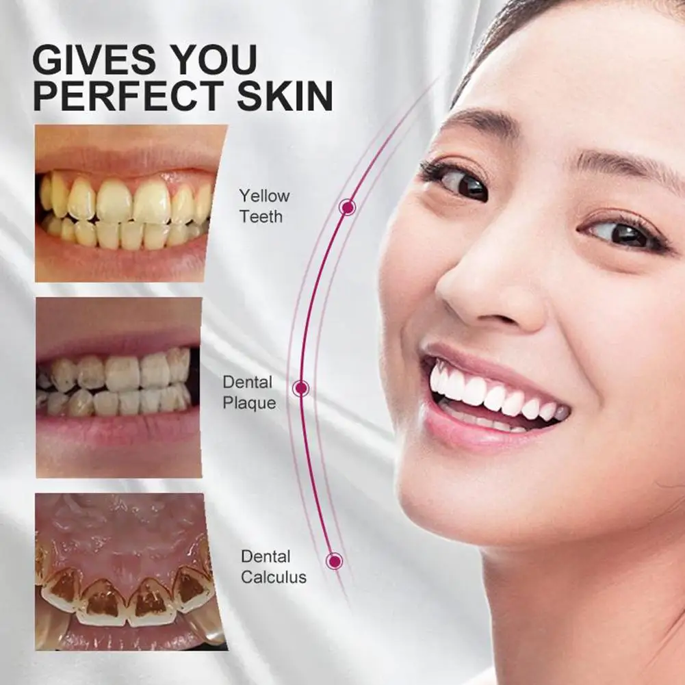 Teeth Whitening Toothpaste Teeth Cleaning Corrector Whitening Brightening Care Tooth Cleaning Yellowing Reduce Q1c9