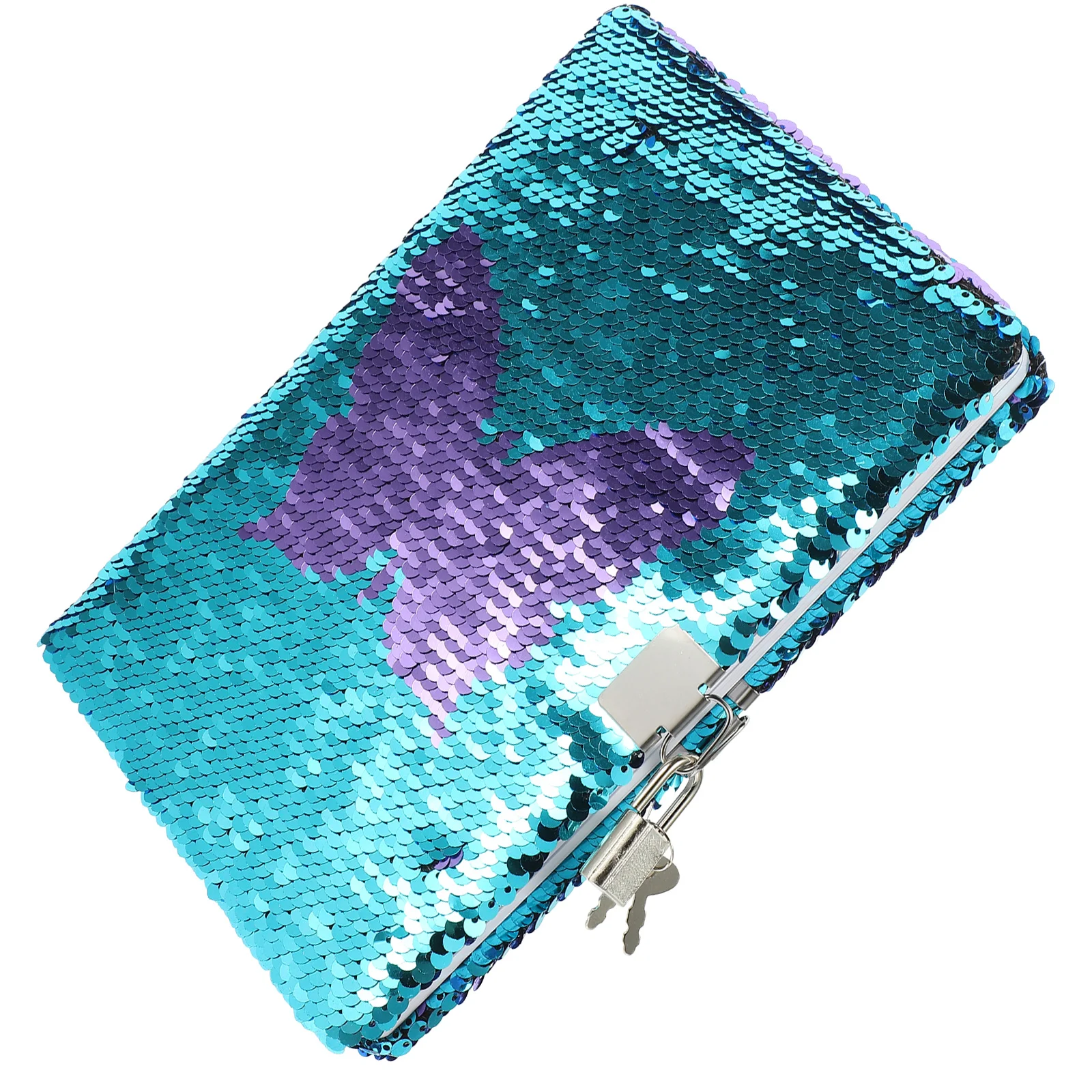 

Glitter Cover Journal Sequin Cover Notepad Lock Design Notebook Decorative Sequin Notepad Gift