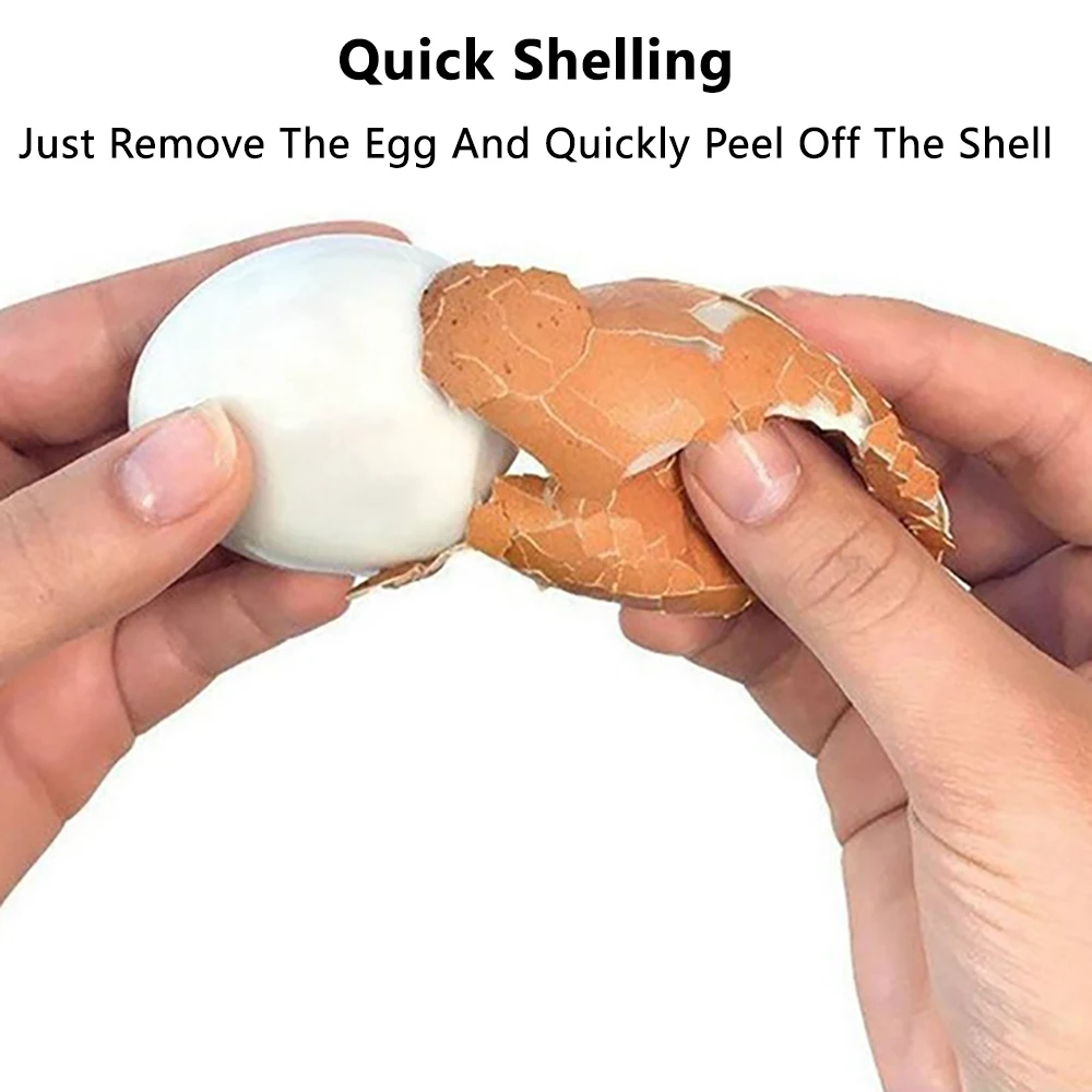 New Household Automatic Shell Peeling Machine Cooked Egg Shelling Machine Plastics Hand-operated Shell Remover Kitchen Gadget