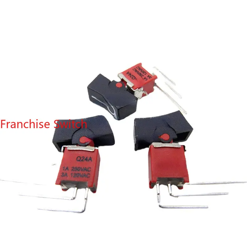

10PCS Waterproof Rocker Switch Q24A11 Boat Type Toggle 3 Feet 2 Gear