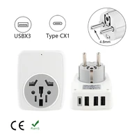 Universal Power Strip With 3 USB and 1 Type-C Port Travel Adapter – Convenient and Versatile Power Solution