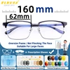 BLMUSA New Fashion Square Oversize Frame Prescription Glasses Business Men's Wide Face Reading Progressive Lenses Eyeglasses