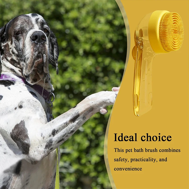 Silicone Pet Bath Brush 4