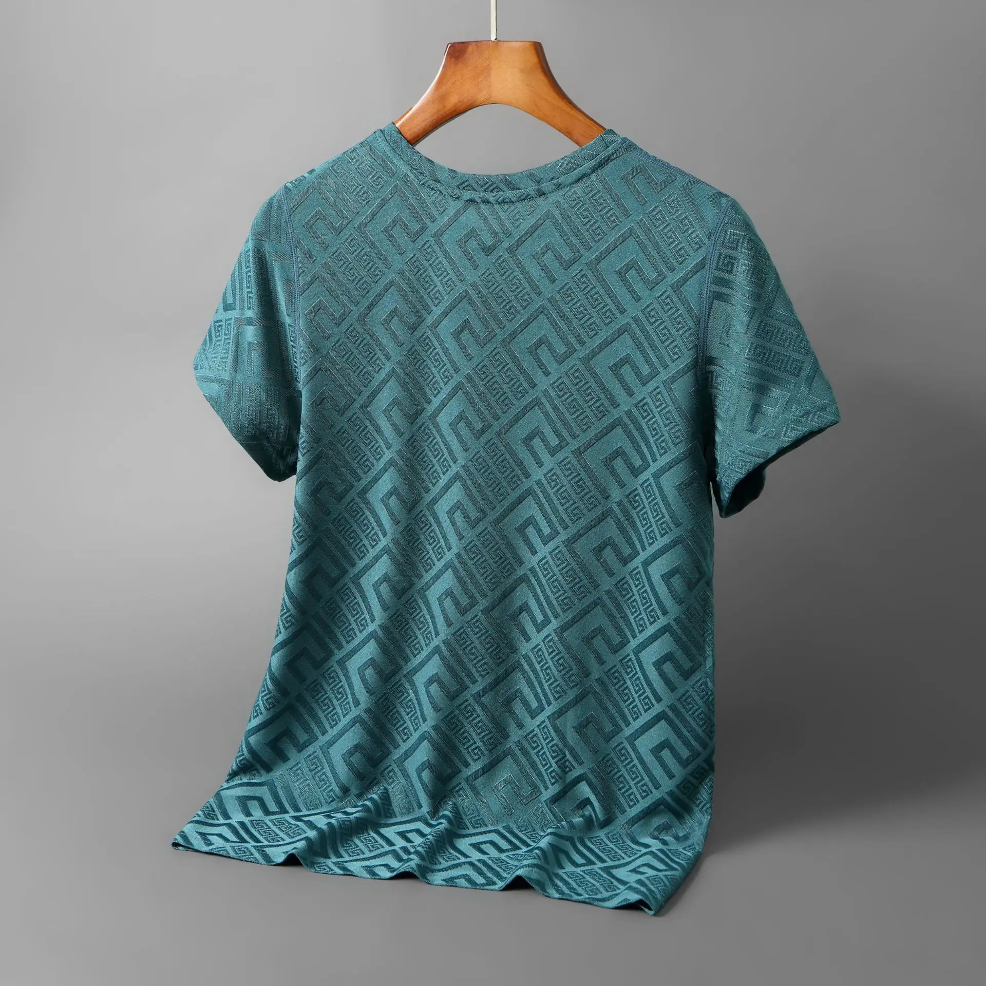 Men's T-Shirt Men's Short-Sleeved Ice Silk T-Shirt Men's Summer Pajamas Tops Homewear T-Shirt Half-Sleeved Tops Clothing with mens pajamas,mens training tshirt