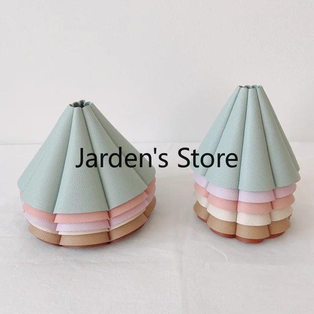 모던 가죽 전등갓으로 집과 정원 밝히기