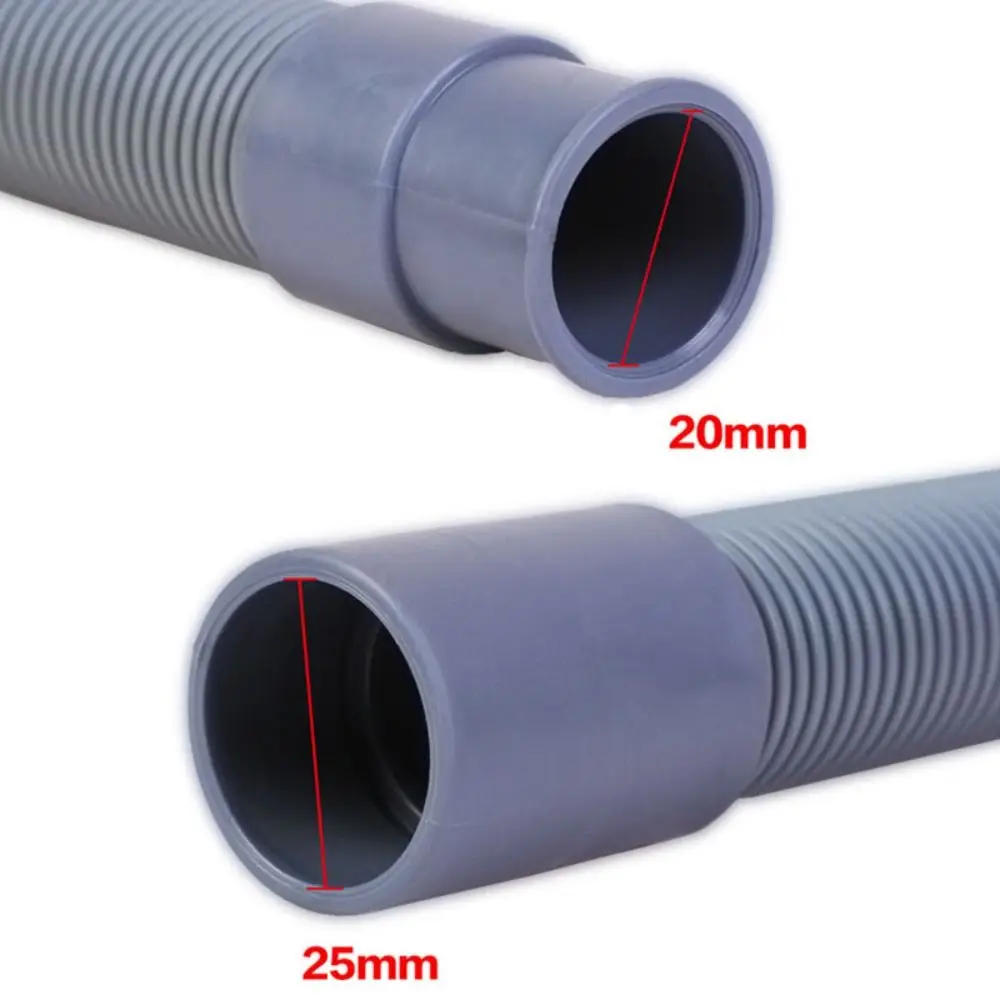 Wash Machine Drain Hose Plumbing Hoses Accessories 2M Universal PP Extension Pipe For Washer Dryer Dishwasher & Other Parts