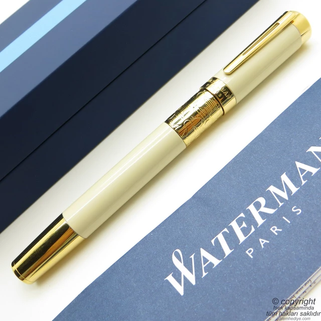 Waterman Elegance Beyaz GT Dolma Kalem | İsme Özel Kalem | Hediye Kalem -  AliExpress