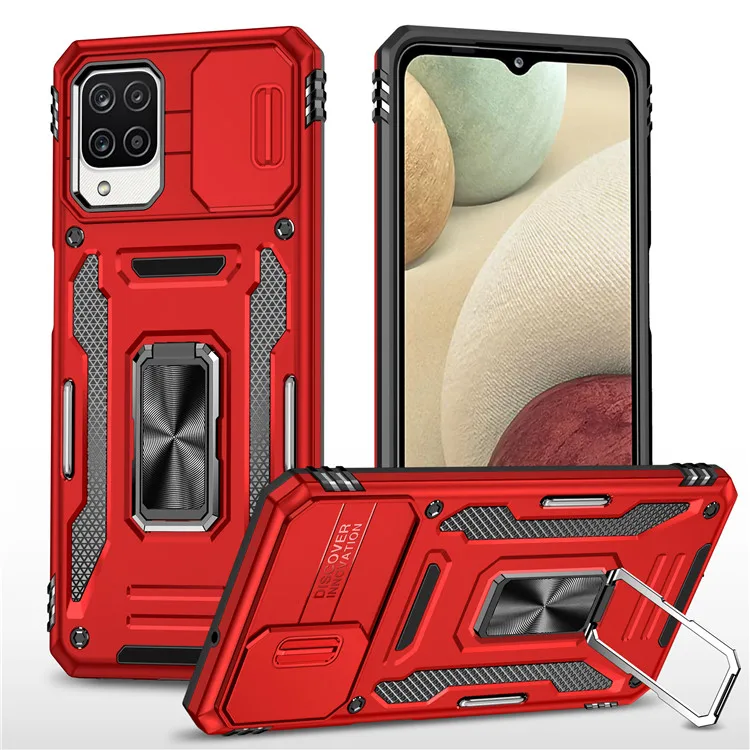 5G Armor Slide Lens Protective Case for Samsung Galaxy - Durable Back Cover
