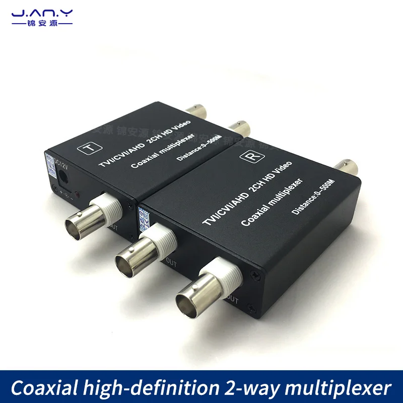 multiplexer-de-alta-definicao-coaxial-do-multi-canal-cabo-comum-extensao-composta-bexiga-video-do-sinal-1-a-2