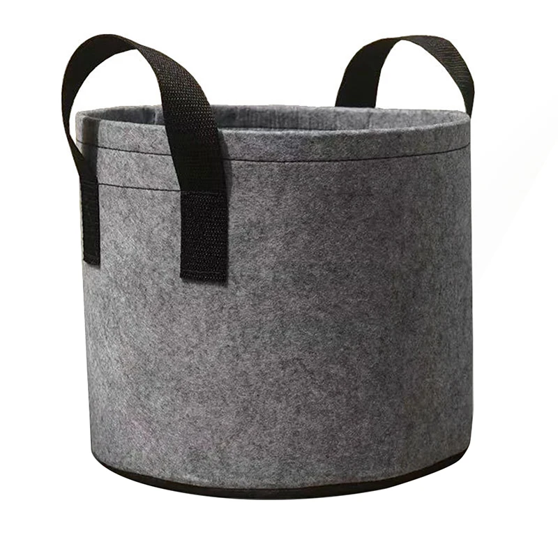 2/3/5 Gallon Garden Grow Bags Flower Vegetable Aeration Planting Pot Container Planter Pouch With Handles Grow Planting Bag 