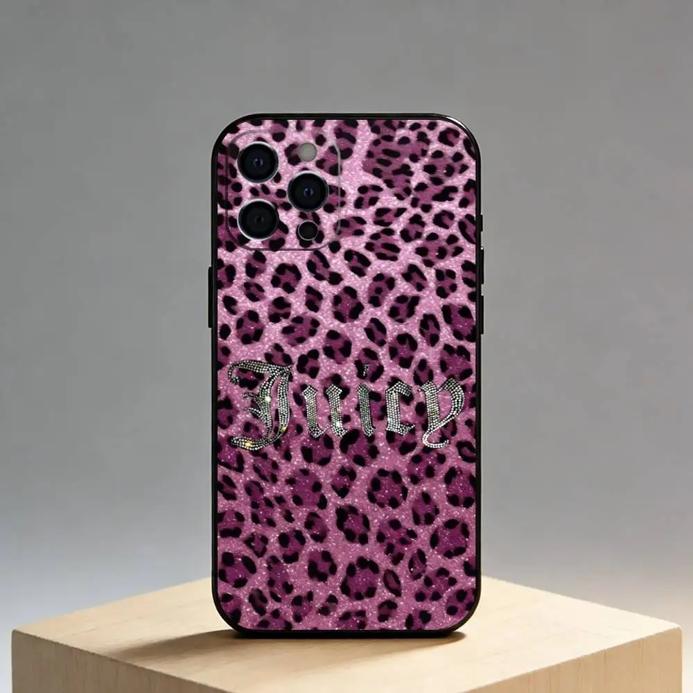 Juicy Couture Soft Silicone Black Phone Case