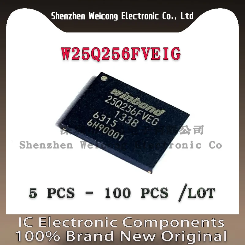 

W25Q256FVEIG W25Q256FVEI W25Q256FVE W25Q256FV W25Q256F W25Q256 W25Q New Original IC Chip WSON-8