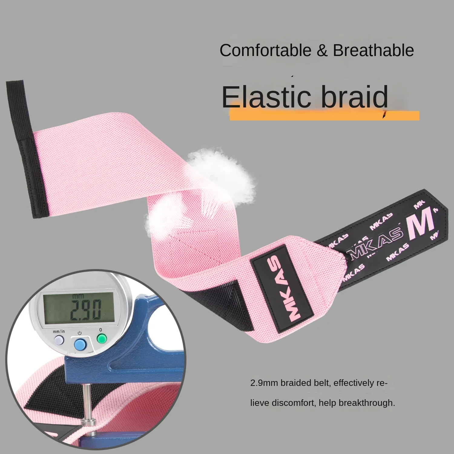 Wristband Wrist Support Brace Straps Extra Strength Weight Lifting Wrist Wraps Bandage Fitness Gym Training 2PCS weightlifting straps wrist brace wrist guard wrist support band wrist straps wrist support wrist sweat wristbands wrist sweatband