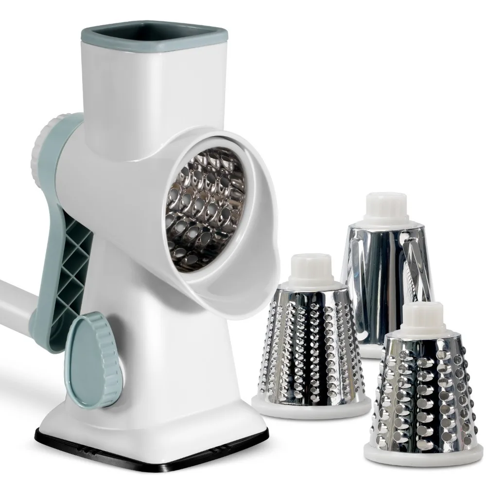 3 in 1 Rotary Cheese Grater Blender Versatile Peanut Nuts Grinder Ice Making Machine Kitchen Gadgets Cheese Vegetable Shredder