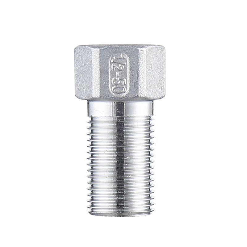 Dn15 1 2 Bsp Female To Male Hex Nipple X Length 32 40 50 100mm 304 Stainless Steel Pipe Fitting Connector Coupler Plumbing Pipe Fittings Aliexpress