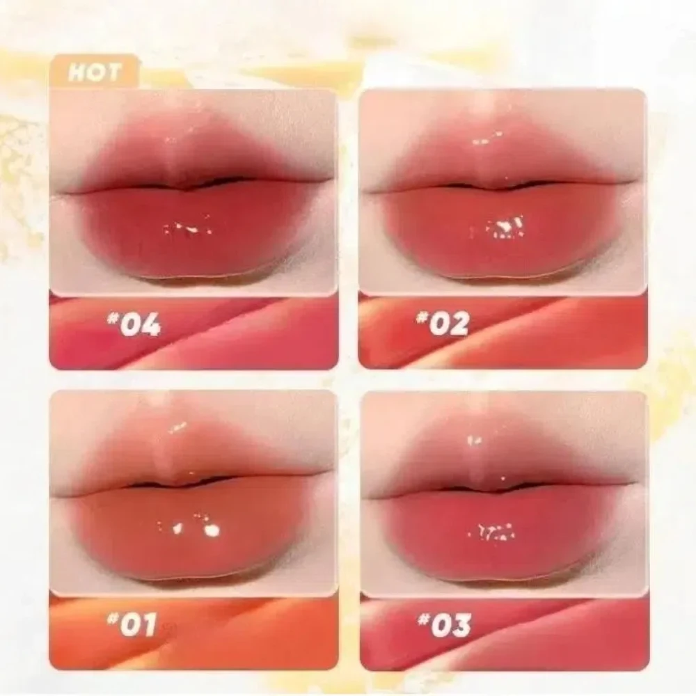 Judydoll Ice Iron Lip Glaze Lipsticks Non-Stick Cups Mirror Shine Watery Lip Lotion Metal Brush Head Makeup Cosmetics 4