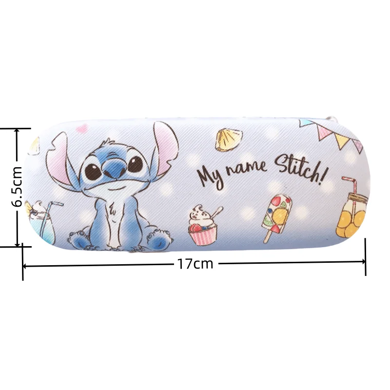 Disney Stitch Printed Glasses Case Hard Shell Holder Student Glasses Storage Box Anime Figures Stitch Glasses Case Kids Gifts