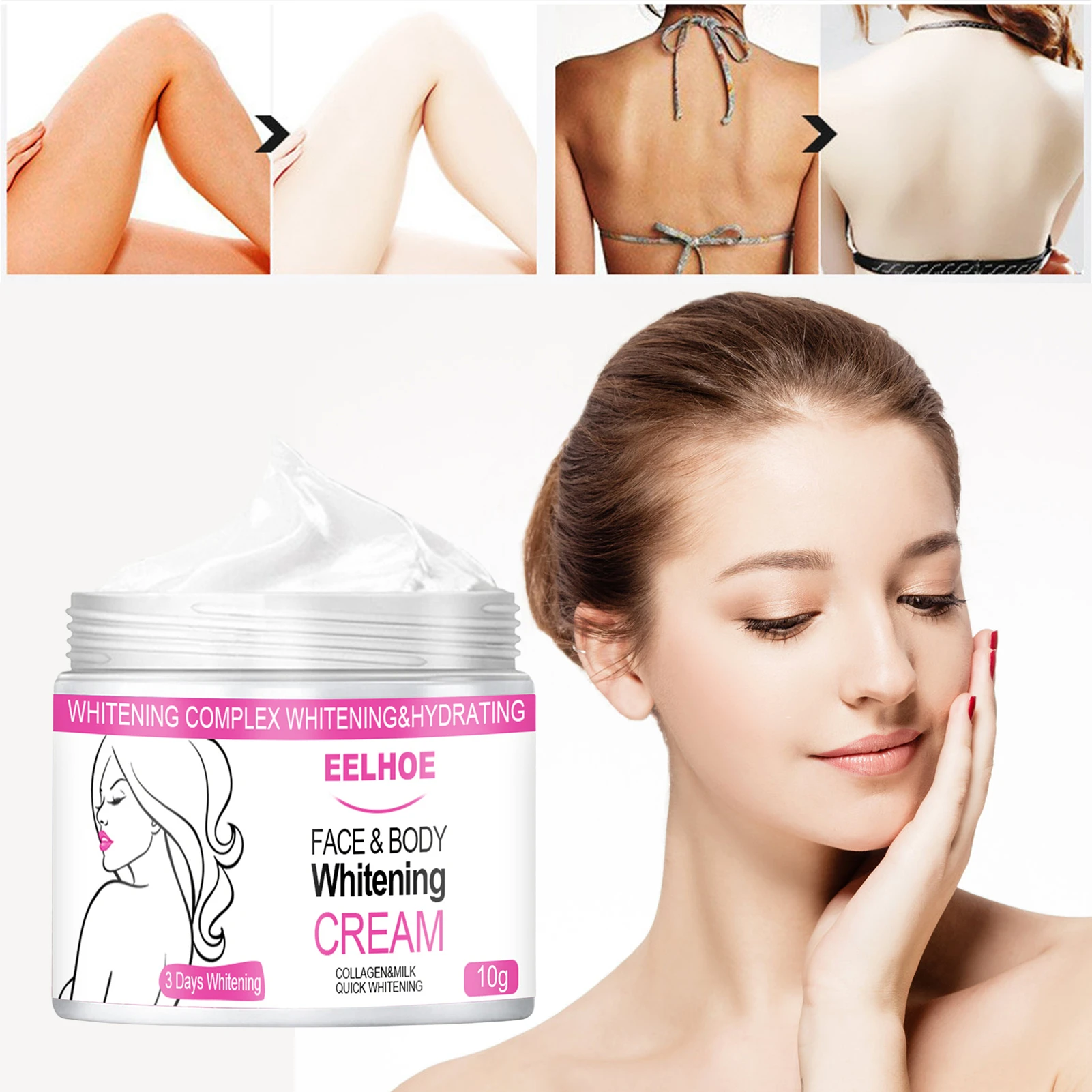 Body Whitening Cream Underarm Armpit Knee Dark Skin Bleaching