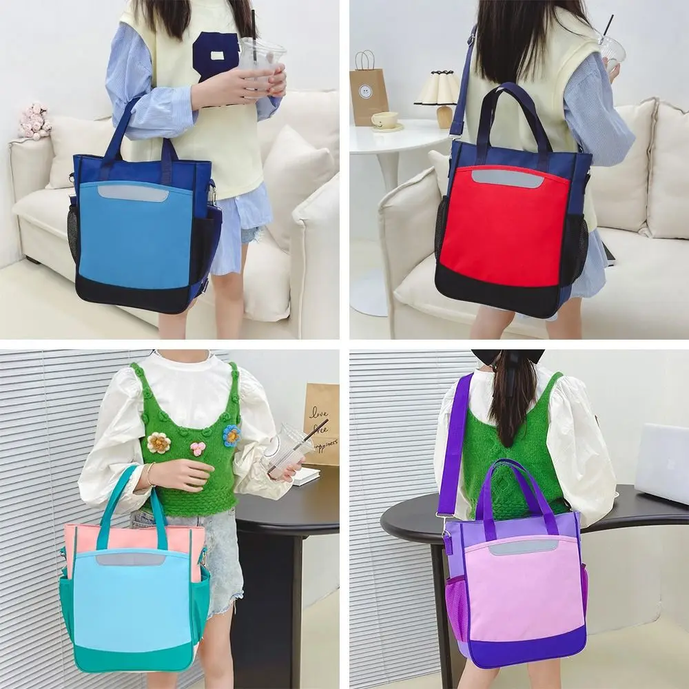 휴대용 옥스포드 헝겊 문서 파일 가방 대용량 방진 단일 어깨 가방 문서 주최자 사무용품