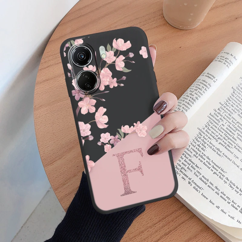 thumbnail image 1 of For Redmi 13C Case Cute Flowers Letters Shockproof Soft Silicon Protector Coque For Xiaomi Redmi 13C Phone Cases Redmi13C Funda, 1 of 5