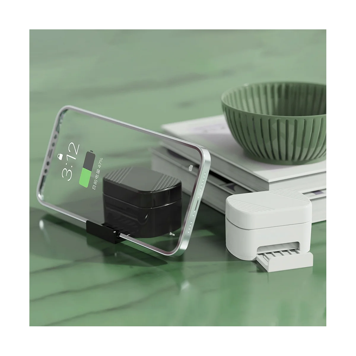 Per Tiktok Ring Bluetooth Remote Control Fingertip Automatic Page Turner Navigazione Selfie Video Controller Per Iphone(B)
