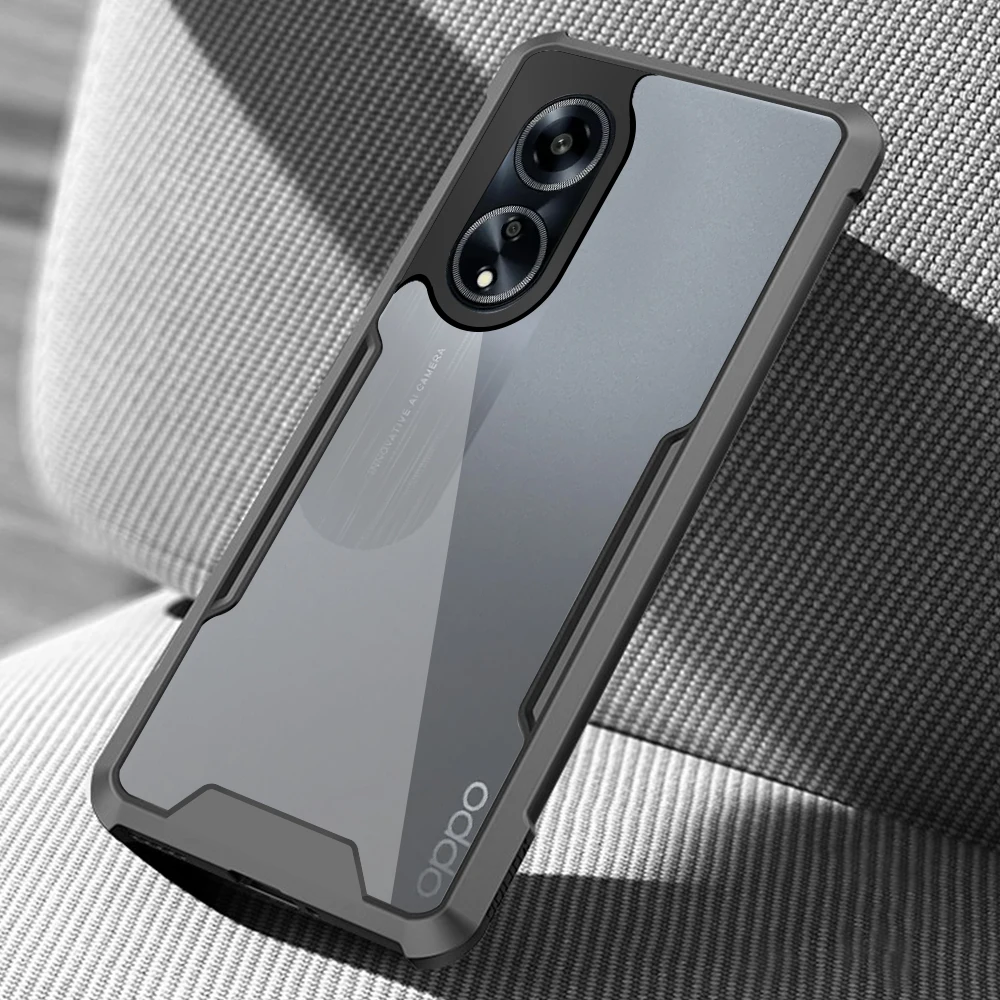 For OPPO A98 5G Case Cover OPPO A98 A 98 Capas New Shockproof Luxury Bumper  Clear Transparent Multicolor For Fundas OPPO A98 5G