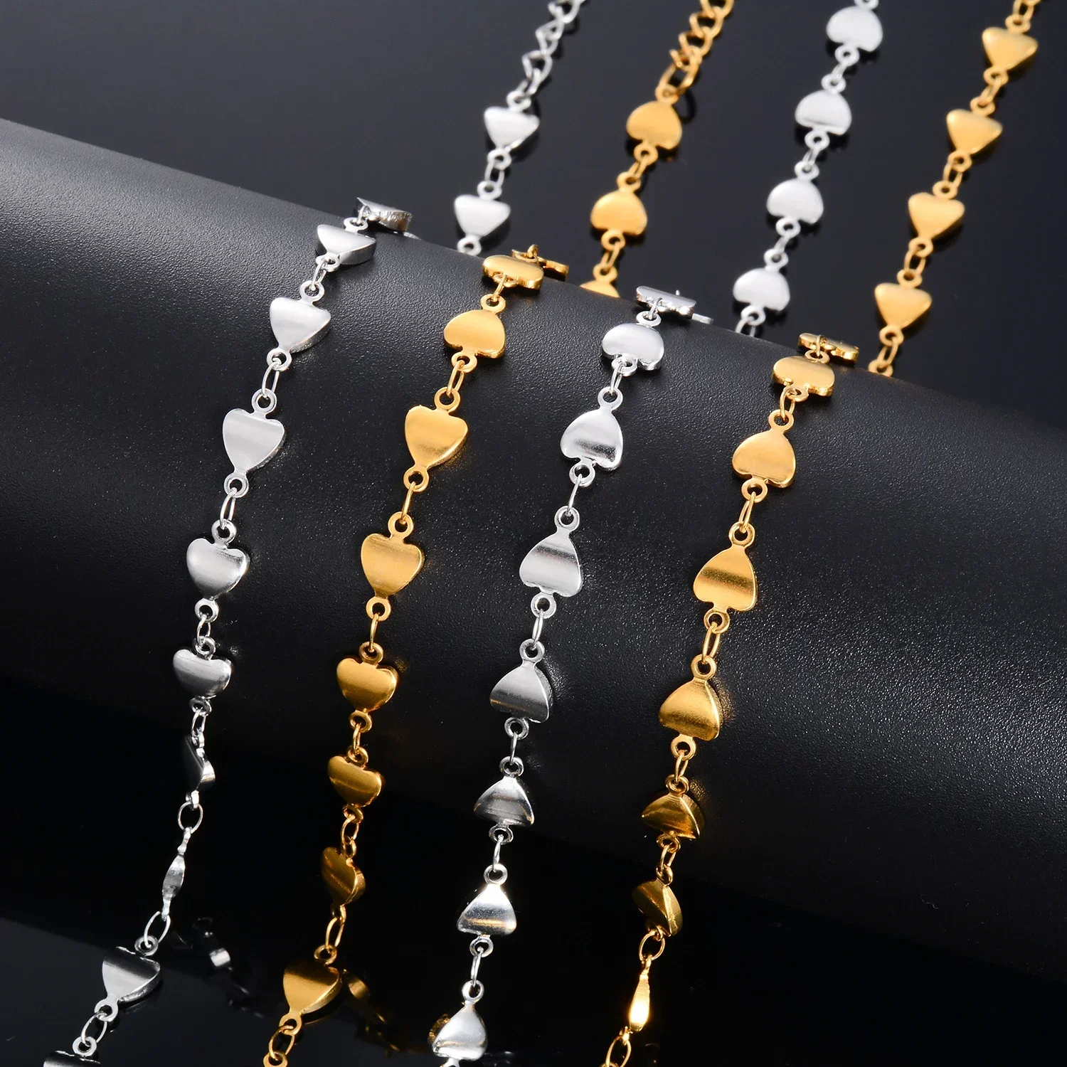 Bracelet Jewelry for Women Girl Stainless Steel 18K Gold Plated