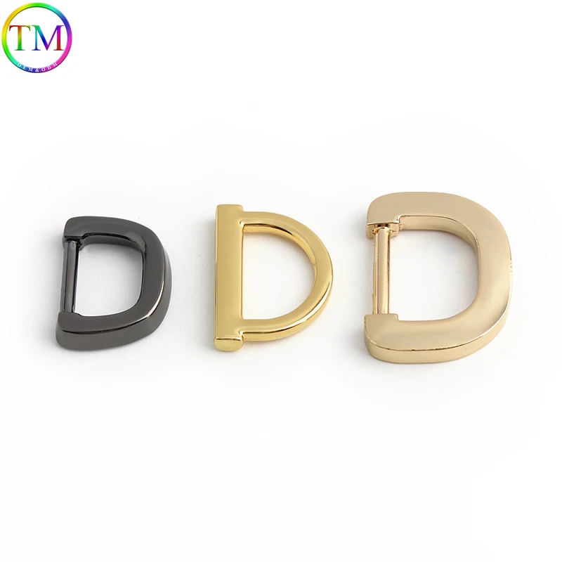 10-50Pcs Metal D Ring Buckle Die-Casting D Eye Buckle Clasp For Diy Leather Handbag Hardware Accessories straps for bags
