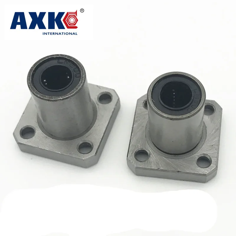 4pcs Set Lmk6uu Lmk8uu Lmk10uu Lmk12uu Lmk13uu Lmk16uu Lmk20uu Square Flange Linear Bearings for 3D Printer Moving Parts