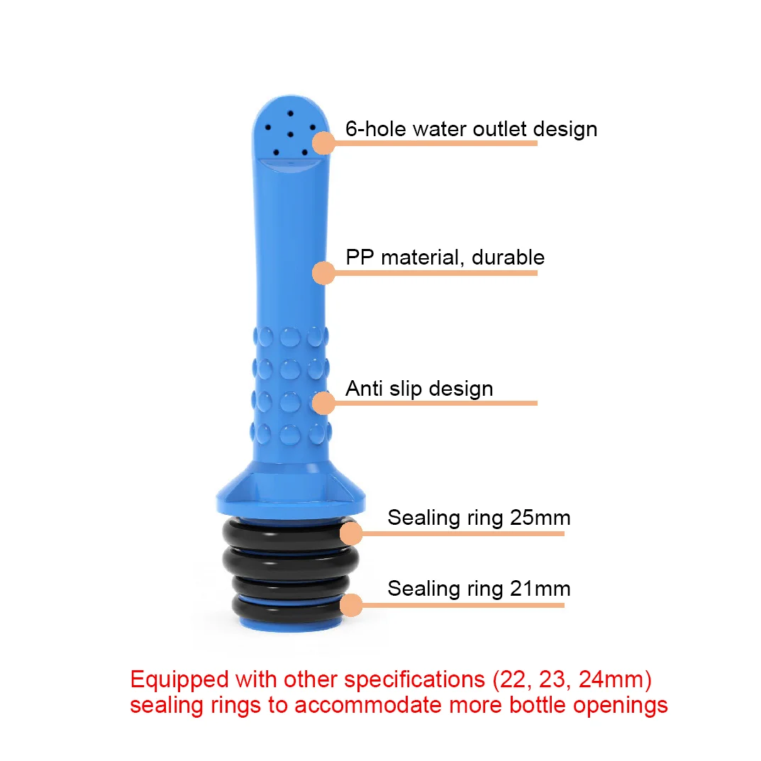 3pcs Portable Bidet for Toilet or Travel, Compatible with Every Bottle, Ecological, Mini, Elderly, Sprayer, Bio, Personal 4
