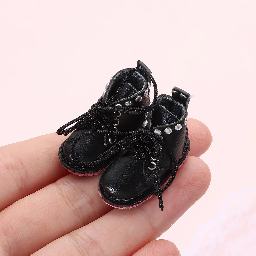 Pu Leather Play House Accessory Pu Leather Doll Princess Shoes 1/6