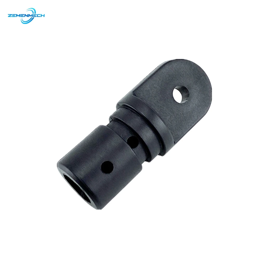 Black Nylon Pipe Eye End Cap 25mm Bimini Top Fitting Hardware Marine Boat Yacht Inside Eye End Canopy Tube Boat Accessories