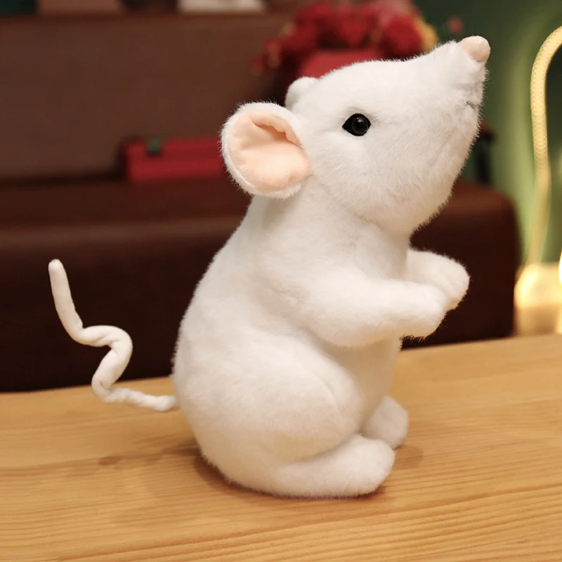 Hot Simulated Mouse Super Soft Plush Mouse Plushy Doll Stuffed Rat Plush Animal Toys for Children Peluche Mascot Gift