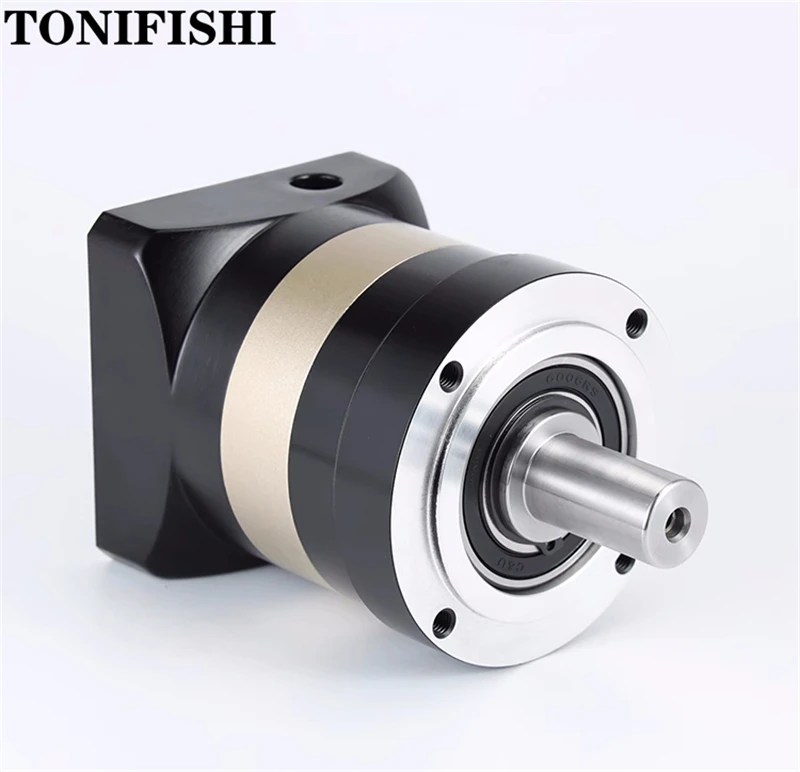 60/90/130 서보 스테퍼 모터 기어 감속기가 장착된 정밀 헬리컬 유성 감속기 PL120-L2