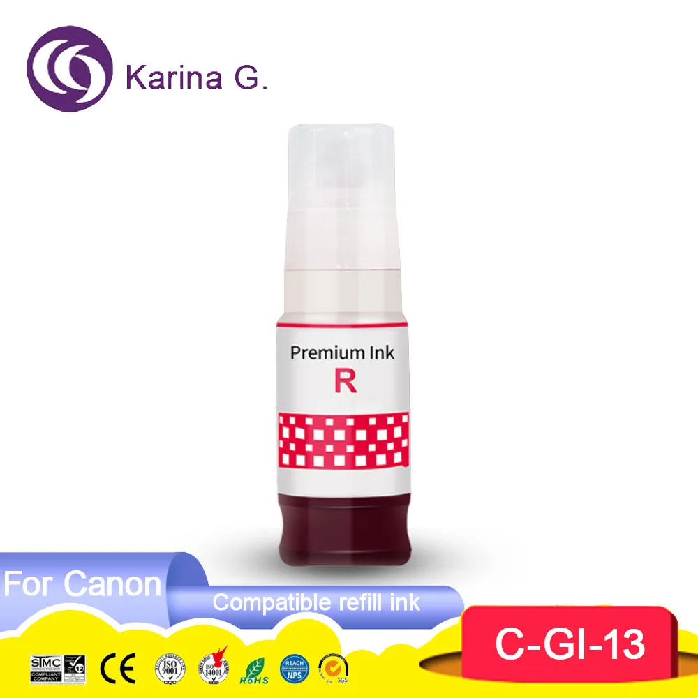 For ink Compatible Color GI 13 GI-13 Bulk Bottle Refill Ink For PIXMA G510 G61
