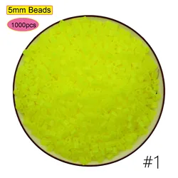 1000 - Piece 5MM Pixel Puzzle Iron Beads for Creative DIY Handmade Gifts and Toys (WHITE)