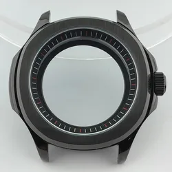 Orologio elegante da uomo con cassa in vetro zaffiro, 39,5 mm, resistenza all'acqua di 5 bar, per accessori con quadrante di 28,5 mm