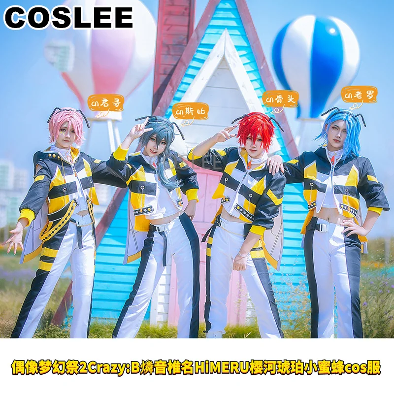 

COSLEE Ensemble Stars 2 Crazy:B Oukawa Kohaku HiMERU Game Suit Little Bee Uniform Cosplay Costume Halloween Party Outfit New