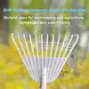 12/21 Tines Leaf Rake Tempered Plastic Rake Head Collecting Leaves Debris Garden Rake Lightweight Yard Grass Clean Tool 3