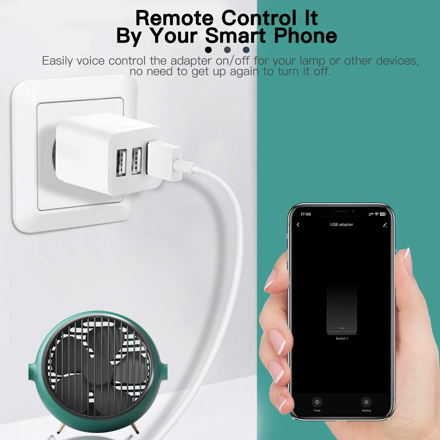 Smart Switch Smart WiFi Switch WiFi Switch Wireless Switch Tuya Smart WiFi/Zigbee Micro 1 2 3 USB Adaptor Switch 5V Mini USB Power Adaptor Smart Life Control Via Alexa Google