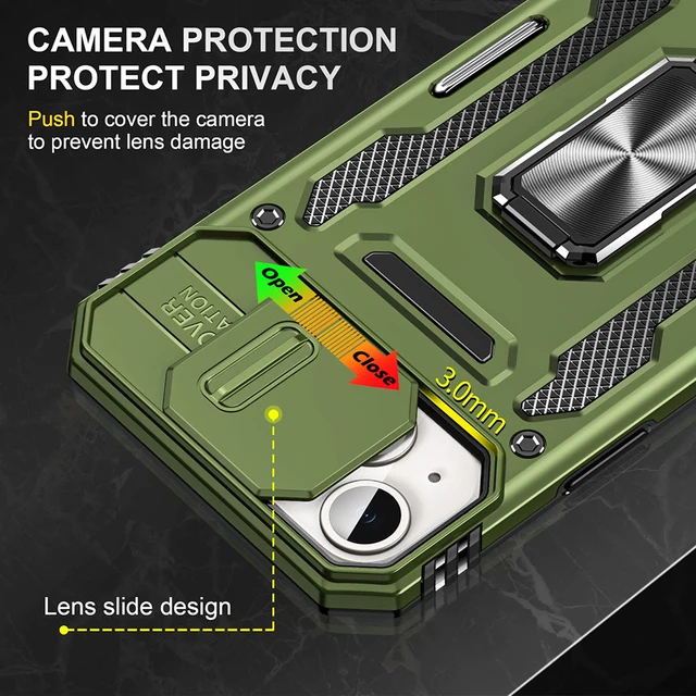 Slide Camera Cover iPhone 15 Case