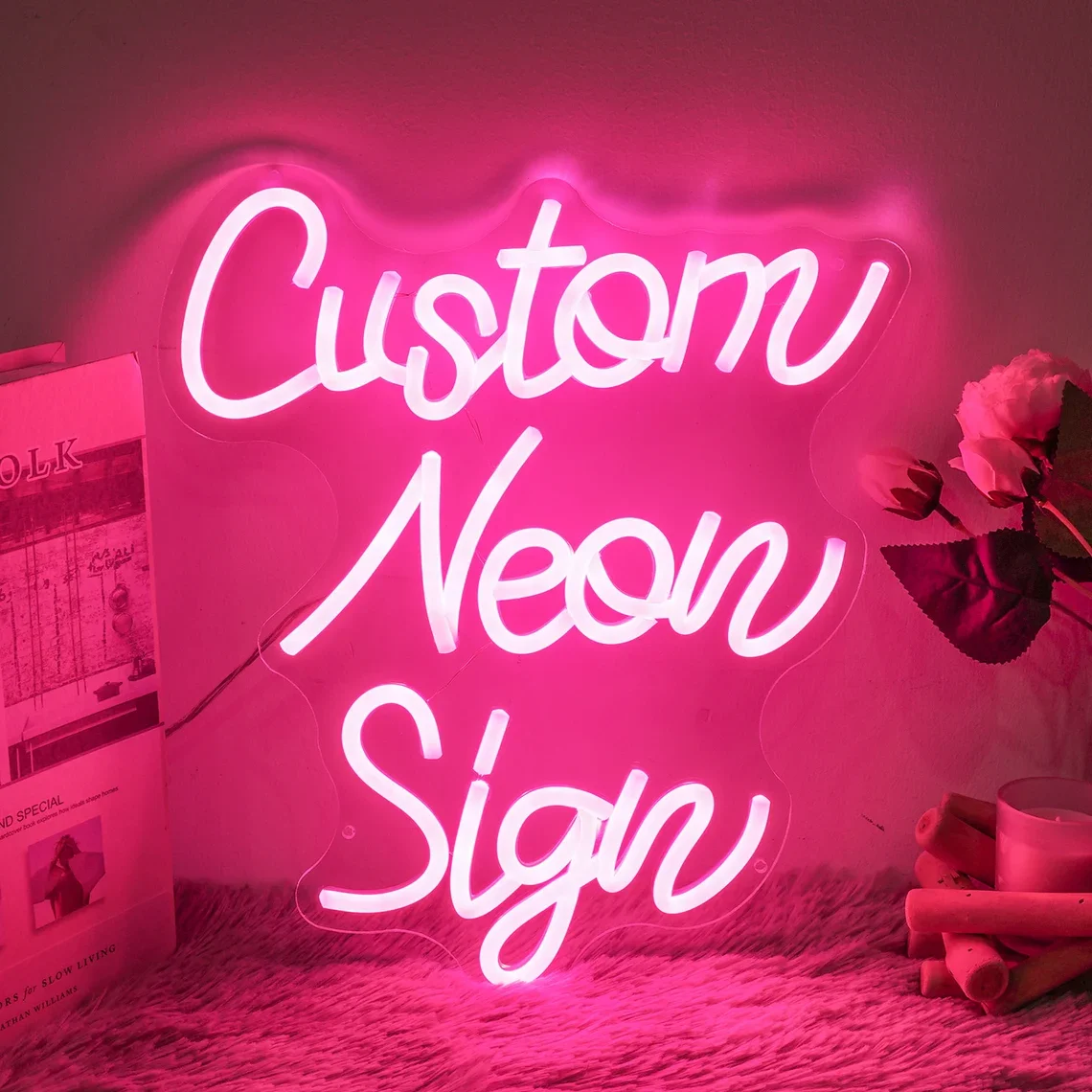 Neon Sign Custom Private Neon For Wedding Name Business Logo Wall