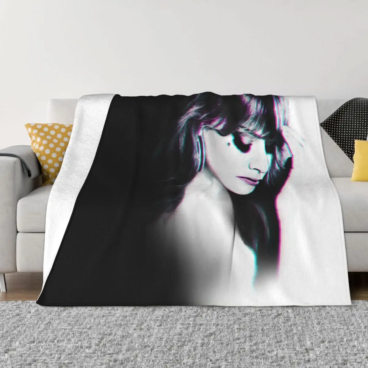 

Jenni Rivera Latin Singer Blanket Sofa Cover Fleece Decoration Poster Art Super Warm Throw Blankets for Sofa Car Rug Piece