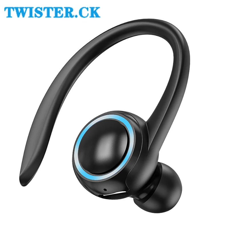 T10 Wireless Headset Noise Canceling Waterproof Earphones LED Lighting Stereo HIFI Single Headphone For Phones Laptop Tablet wireless headphones wireless earbuds wireless headset