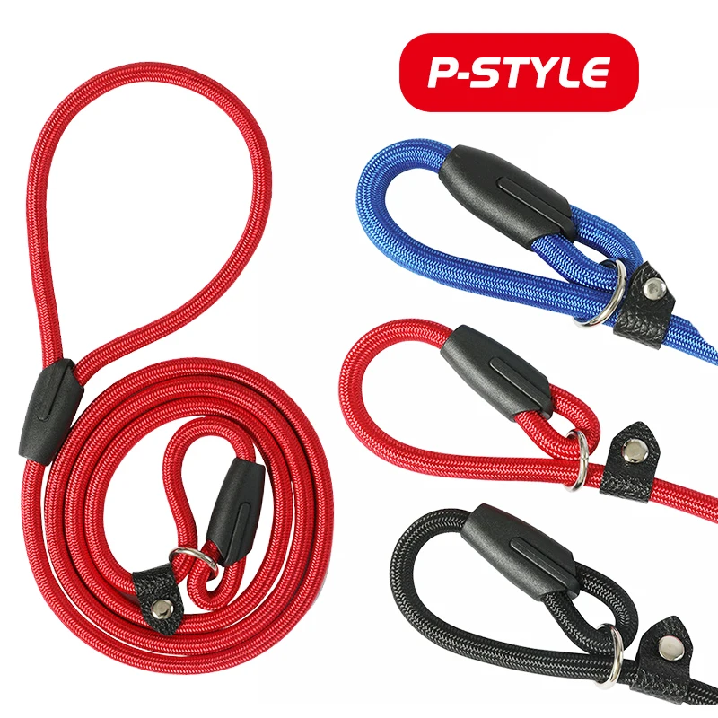Walking Training Dog Leash Slip Lead P Style Pet Leashes French Bulldog Small Dogs Traction Rope