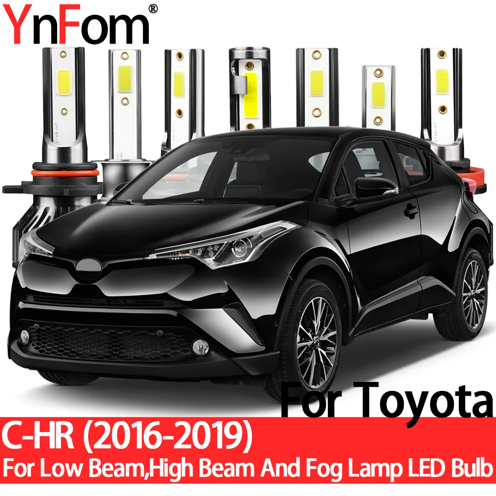 Ynfom Toyota Special Led Headlight Bulbs Kit For Chr X10 20162019 Low