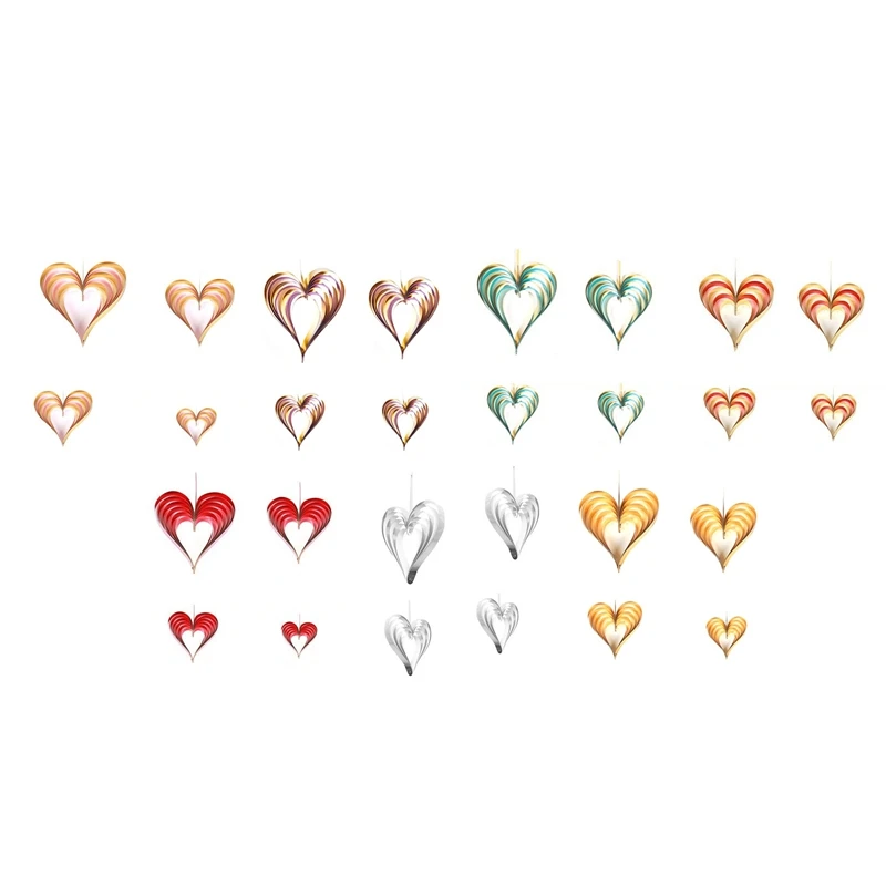 

День Святого Валентина, День рождения, Свадебный декор, 3D кулон любви, подвесное украшение, атмосферная сцена, окно магазина-B прочный