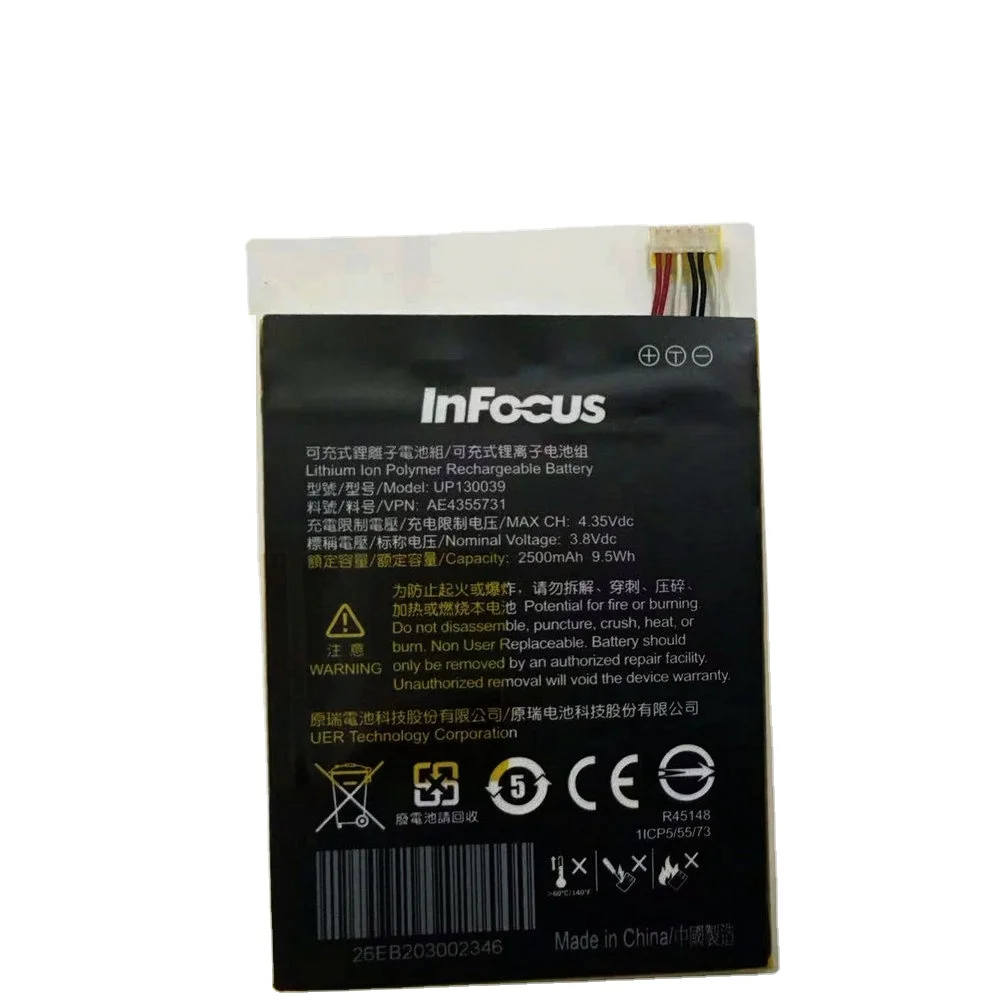 

Новый аккумулятор UP130039 для InFocus M512 M510T M511 M518 M521
